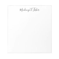 Klassische Kalligrafie Elegant Einfach Schwarz & W