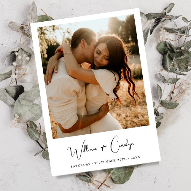 Klassische Kalligrafie-Hochzeit Einladung (Von Creator hochgeladen)