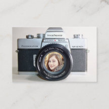 Klassische Kamera mit Foto, Fotograf