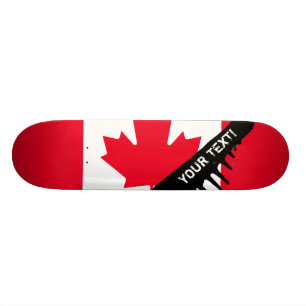 Klassische Kanada-Flagge Skateboard