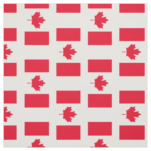 Klassische Kanada-Flagge Stoff (Muster)