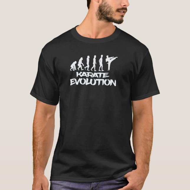Klassische Karate-Evolution T-Shirt (Vorderseite)