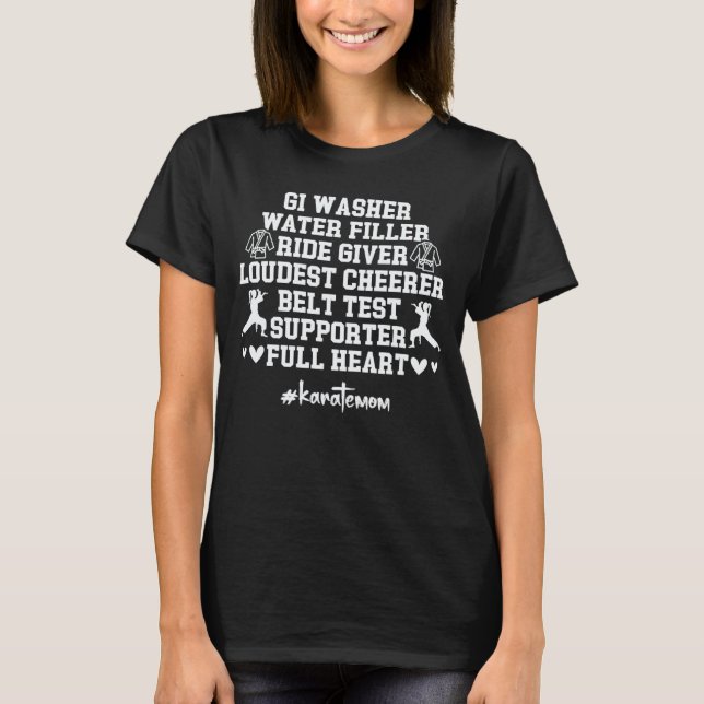 Klassische Karate-Mutter-Definition Karate-Mutter  T-Shirt (Vorderseite)