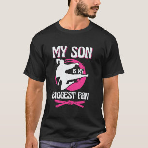 Klassische Karate-Mutter Mein Sohn ist mein größte T-Shirt