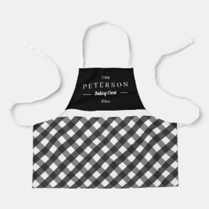 Klassische Karierte Personalisierte Kid-Schürze Schürze