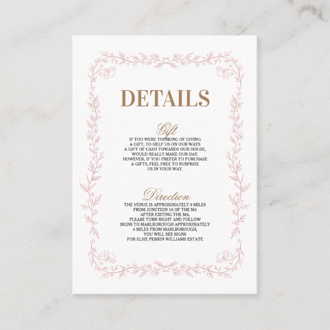 Klassische Karten für Madeline (Vorderseite)