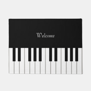 Klassische Klaviertastatur personalizable Klein Fußmatte