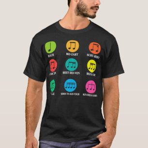 Klassische Komponisten - Klassische Musik T-Shirt