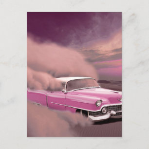 KLASSISCHE KRAFTPINKPLATTEN POSTKARTE