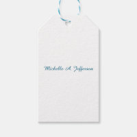 Klassische kreative Trendy White Ocean Blue