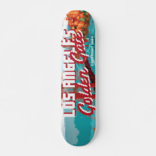 Klassische L.A Golden Gate Videospielbox-Kunst aus Skateboard