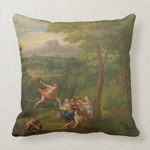 Klassische Landschaft mit Mercury, welches das Bi Kissen