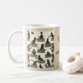 Klassische LeitSilhouetten Gustav Mahler Kaffeetasse