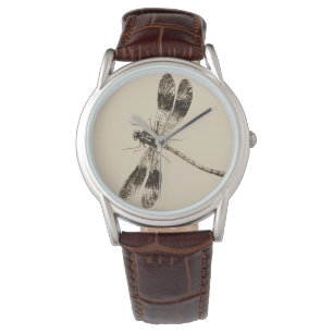 Klassische Libellen-Uhr Armbanduhr