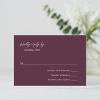 Klassische Lila Hochzeit