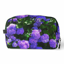 Klassische Lila Hydrangea Toilettenbeutel