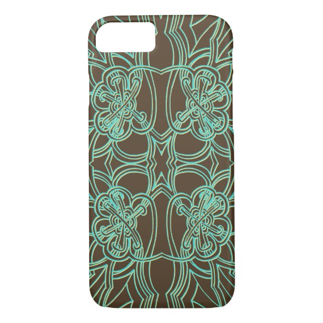 Klassische Linie Zeichnend Kunst Case-Mate iPhone Hülle (Rückseite)