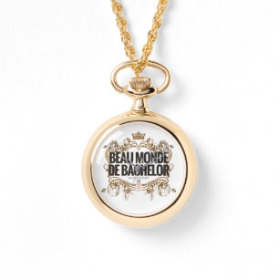 Klassische Logo-Uhr: Beau Monde De Bachelor Armbanduhr