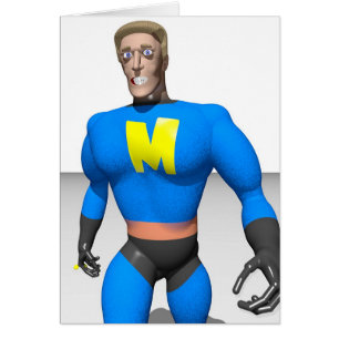 Klassische M.I.M.E Mannkarte