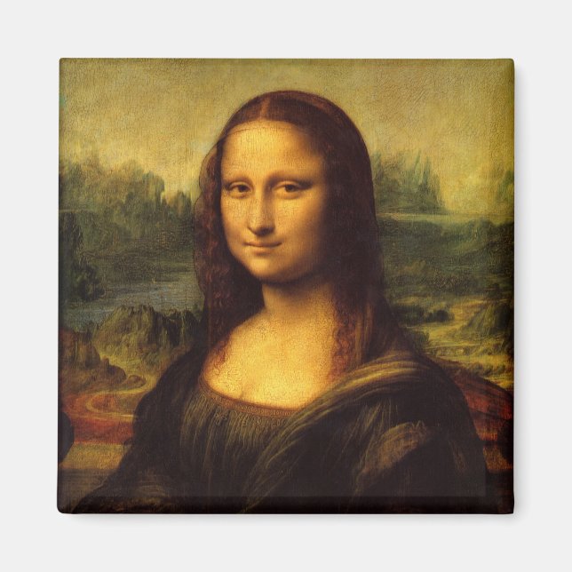 Klassische Malerei Mona Lisa Magnet (Vorne)