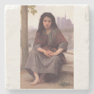 Klassische Malerei von Bouguereau: Das Bohemische Steinuntersetzer