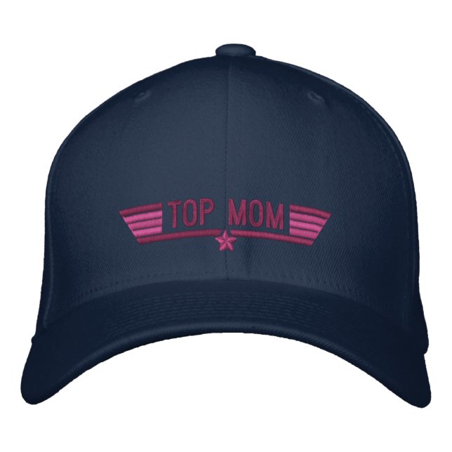 Klassische Mamas mit Personalisiertem Star oder Te Bestickte Baseballkappe (Vorderseite)