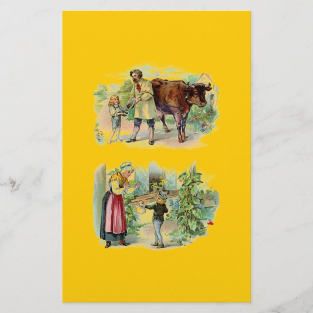 Klassische Märchen Briefpapier (Vorderseite)