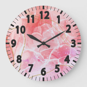 Klassische Marmor-Wanduhr Große Wanduhr
