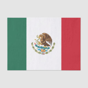 Klassische mexikanische Flagge Seidenpapier