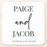 Klassische Minimal Minimalistische Individuelle Na Rechteckiger Pappuntersetzer<br><div class="desc">Es handelt sich um klassische Minimal Minimalistische Individuelle Name Wedding Paper Untersetzer! Minimal schlicht einfach,  einfach,  einfach,  einfach,  einfach</div>