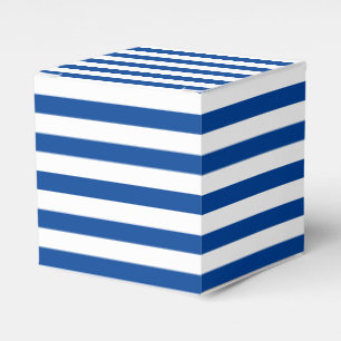 Klassische Minimal Moderne Marine blau und weiß ge Geschenkschachtel