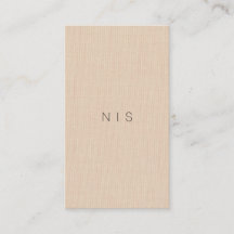 Klassische Minimalistisch-braune Leinenunterlage v