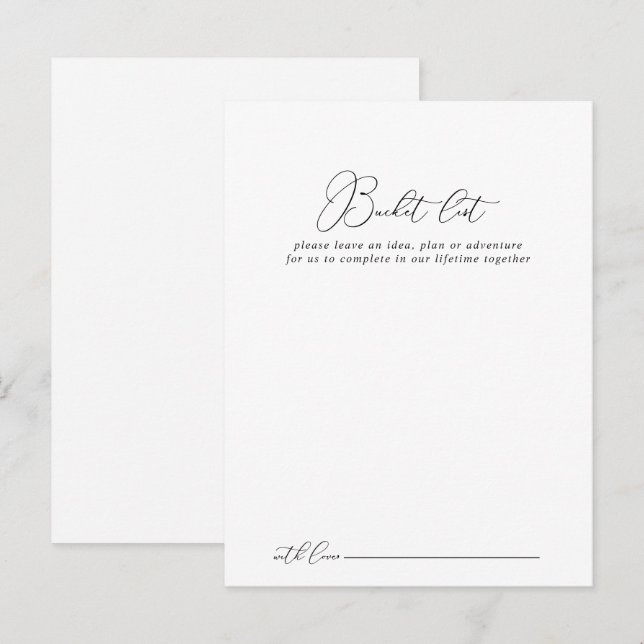 Klassische Minimalistische Hochzeitstiefelder-Kart Postkarte (Vorne/Hinten)