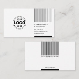 Klassische Minimalistische Unternehmenskarte Visitenkarte