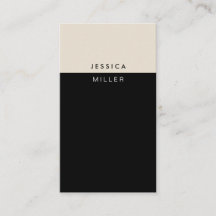 Klassische moderne Black & Beige Social Media Vert