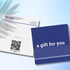 Klassische moderne Blue Polka Dots Cleaning Servic