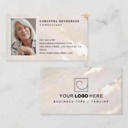 Klassische, moderne Goldfolien Berufliche Logos un Visitenkarte