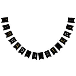 Klassische Moderne Graduierung, Silver & Gold auf Wimpelkette
