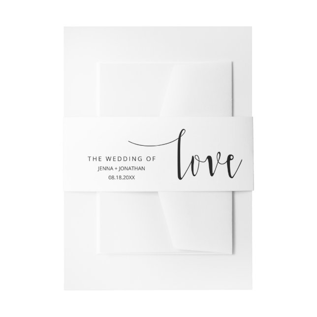 Klassische moderne Minimal-Kalligrafie-Script-Hoch Einladungsbanderole (Vorderseite Beispiel)