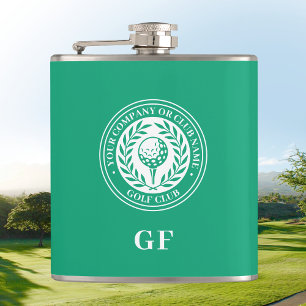 Klassische Monogramm-Golf-Flasche mit individuelle Flachmann