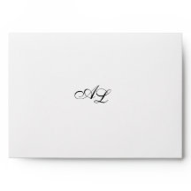 Klassische Monogramm Schwarz/Weiß Traditionelle Ho