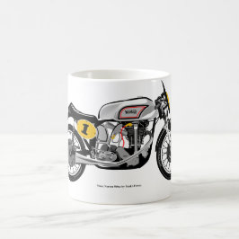 Klassische Motorrad-Tasse Kaffeetasse