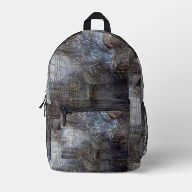 Klassische Musik des antiken Griechenlands Bedruckter Rucksack (Vorderseite)