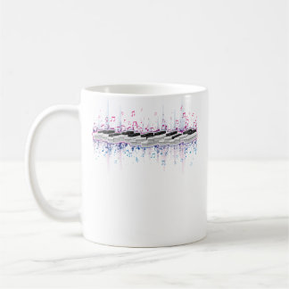 Klassische Musik Instrument Klavier Keyboard Musik Kaffeetasse