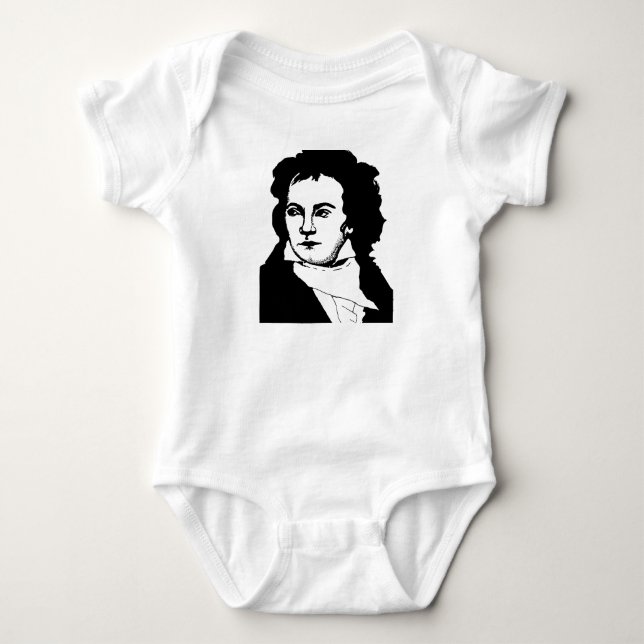 Klassische Musik-Komponist Ludwig van Beethovens Baby Strampler (Vorderseite)