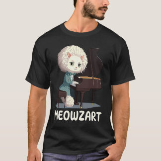Klassische Musik Meowzart Katzenwitz T-Shirt