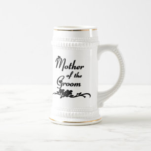 Klassische Mutter des Bräutigams Bierglas