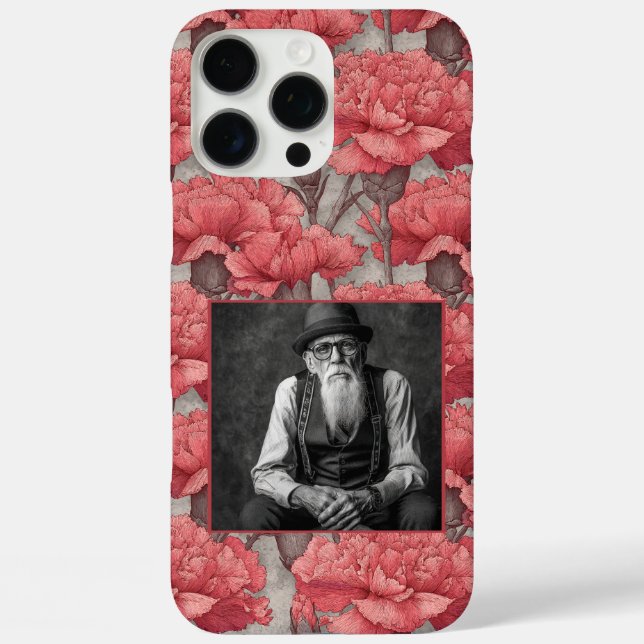 Klassische Muttergeschenke Nelken Foto  iPhone 16 Pro Max Hülle (Rückseite)