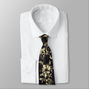 Klassische Navy-gelbe Herren-Krawatte – Elegantes Krawatte