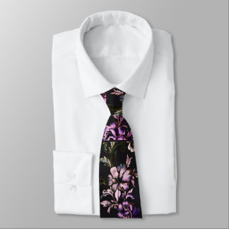 Klassische Navy-Purple-Herren-Krawatte – Elegante  Krawatte